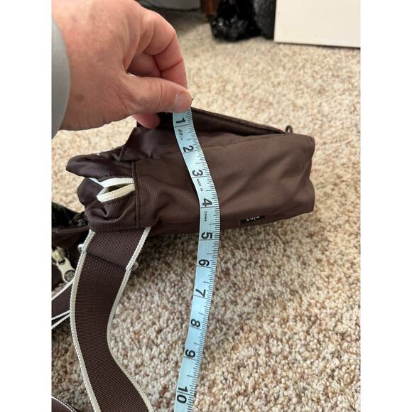 Sherpani Crossbody bag/purse, Lots of pockets! Brown Canvas - Picture 8 of 12